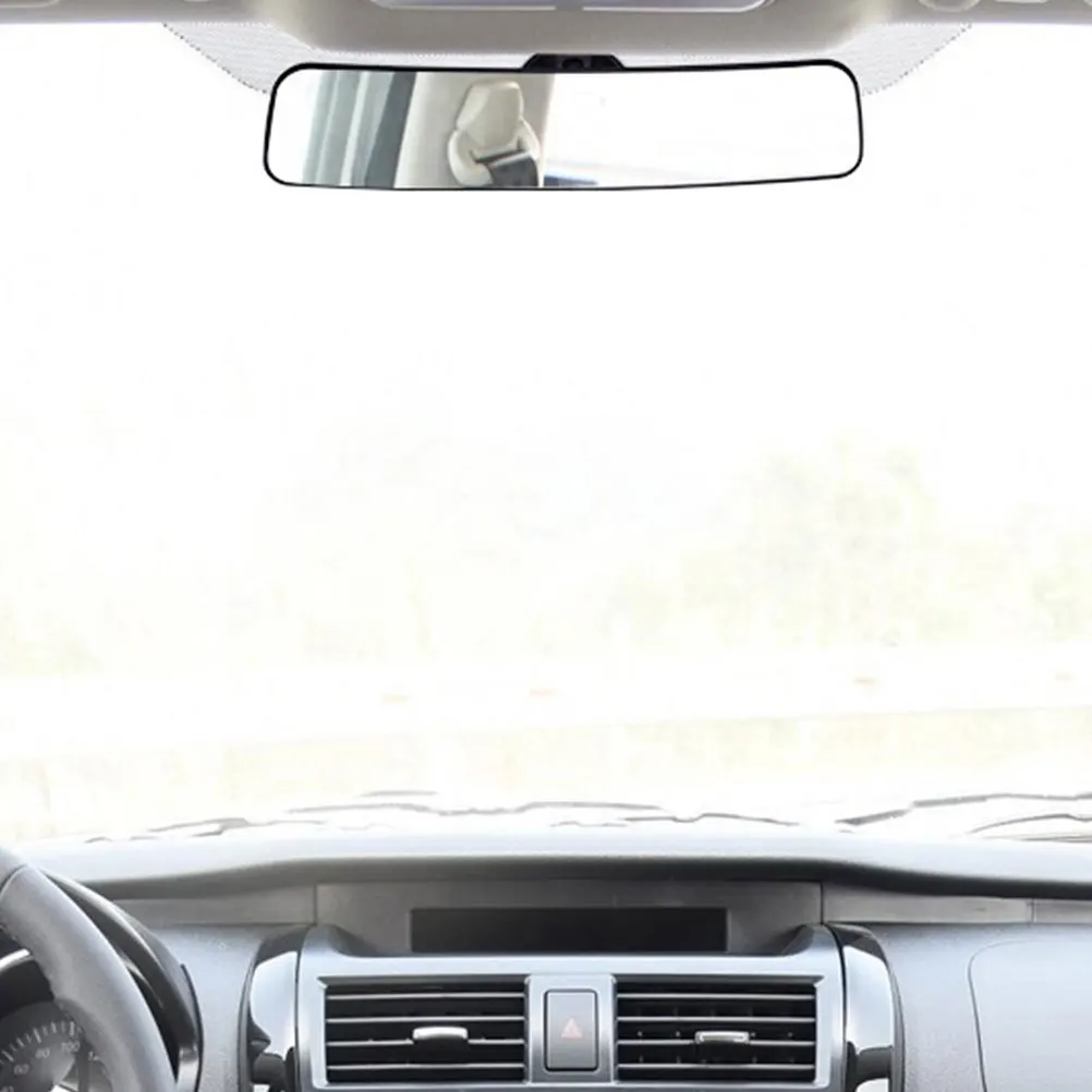 

2Pcs Car Wide Angle Rearview Mirrors Suction Cup Inside Auto Adjustable Anti Glare Mirror for Vehicle Marine Suv Van