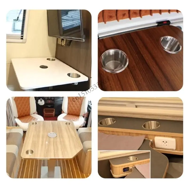 

Space Saving Built In Holder For Cans And Water Bottles Engineered For Recreational Vehicles And Desks Drink Stand 090E