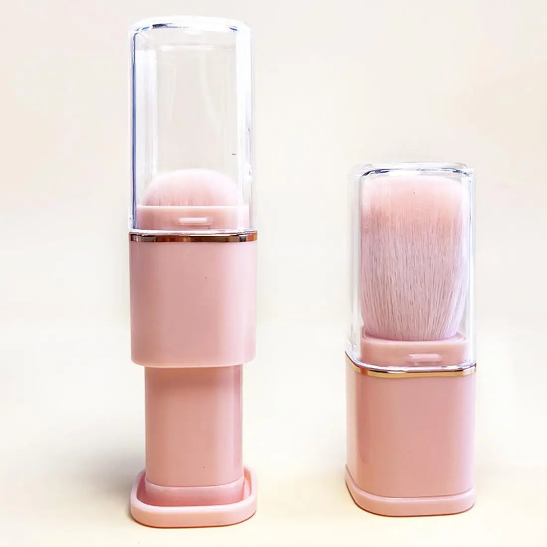 Retractable Brush Powder for Foundation Contour Bronzer Face Blender Brush Liquid Cream Mineral Buffing Blending Makeup Brushes