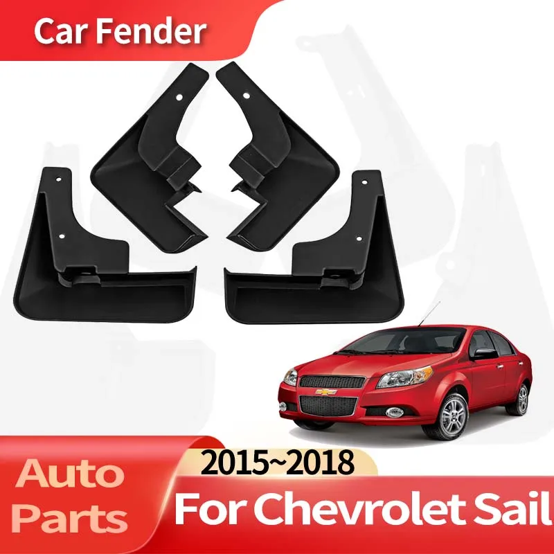 

Auto Accessories For Chevrolet Sail Aveo 2015~2018 MK3 Car Fender Anti-sand Splash Mud Guard Skin Punch-free Installation Tools