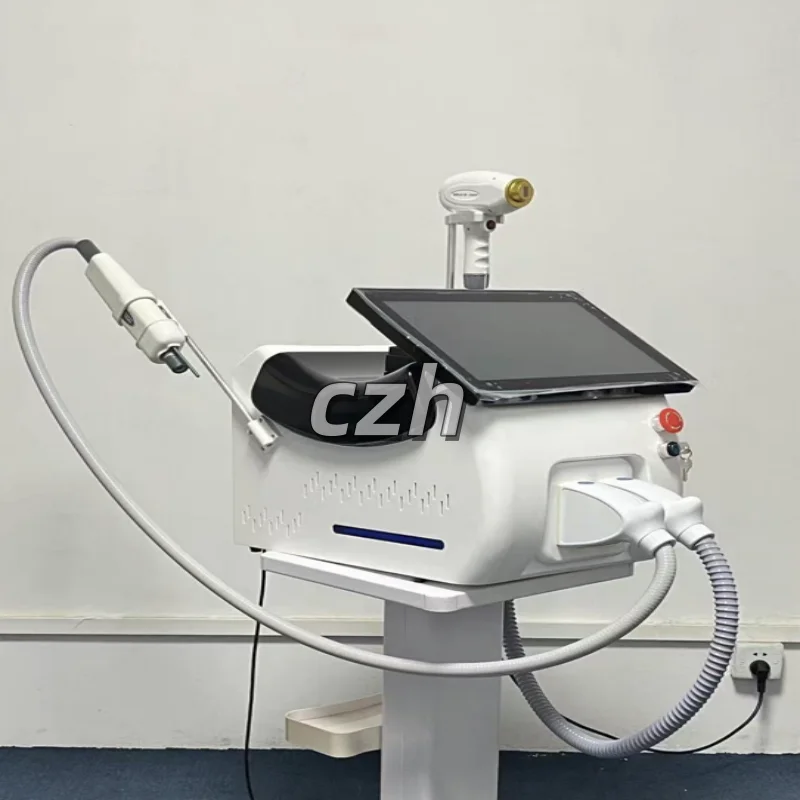 

4000W 2 in 1 Picosecond Tattoo Pigmentation Removal Removal Diode Hair Removal Titanium 755 808 1064 Nm Hair Remove Machine