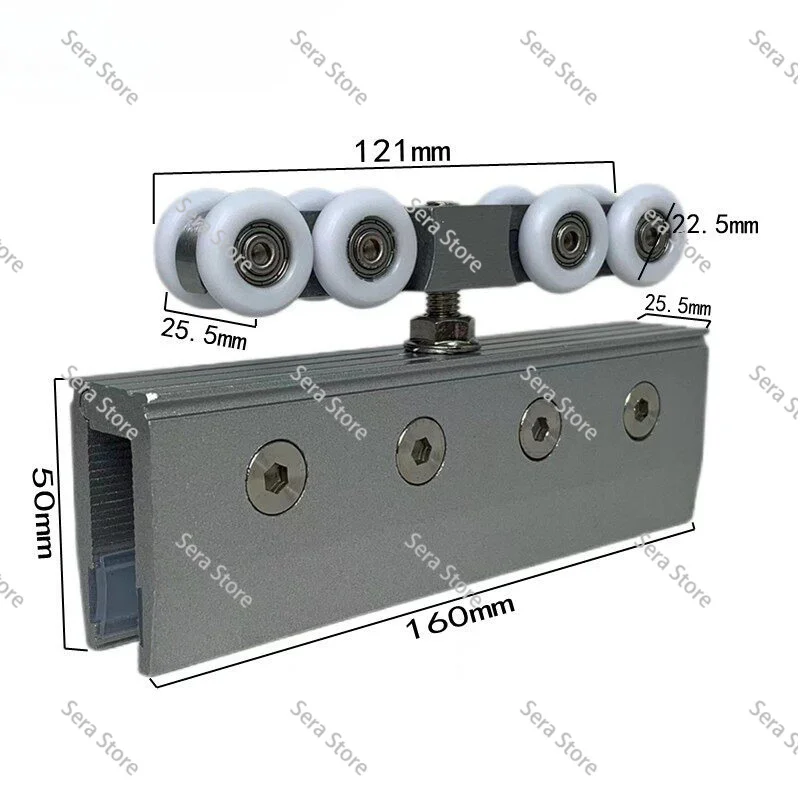 open-hole-free-glass-door-sliding-door-wheel-frameless-glass-door-hanging-wheel-imported-silent-glass-eight-wheel-sliding