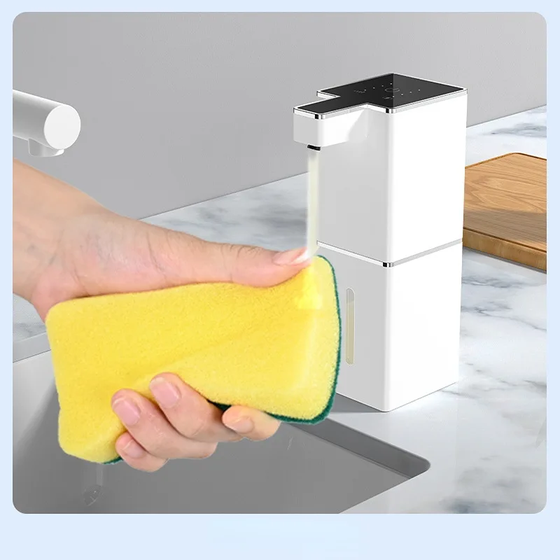 Wandmontage Intelligente Inductie Touchless Automatische Sensor Zeepdispenser Handreiniging Wasmachine voor Keuken Badkamer