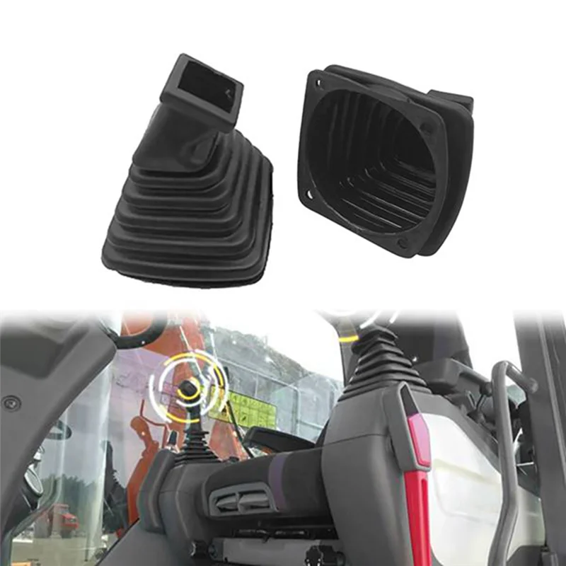 1Pair Excavator Joystick Handle Gears Dust Jacket Cover for Daewoo Doosan DH DX150 215 225 300 370-9C