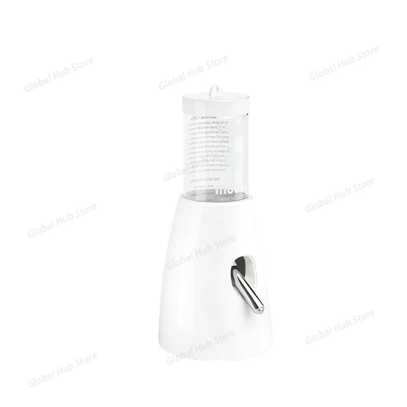 

Small Animal Plastic Water Bottle with Stand Holder No Drip Waterer for Hamster Guinea Pig Rabbit for Glass Tank