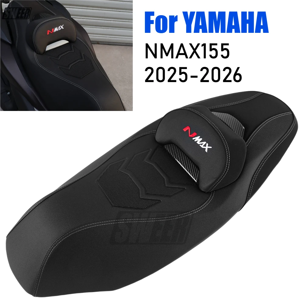 For YAMAHA NMAX155 NMAX 155 V3 2025 2026 Motorcycle Seat Cushion Modified Waist Design Waterproof Comfortable Anti Slip Seat Pad