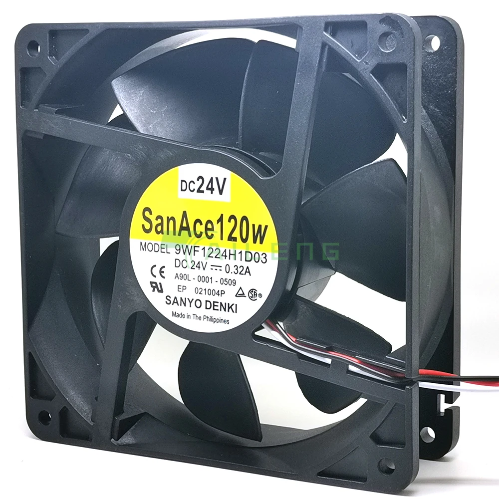 Imagem -04 - Ventilador Sanace120wf A90l0001-0509 9wf1224h1d03 12cm 12038 24v 0.32a Fanuc