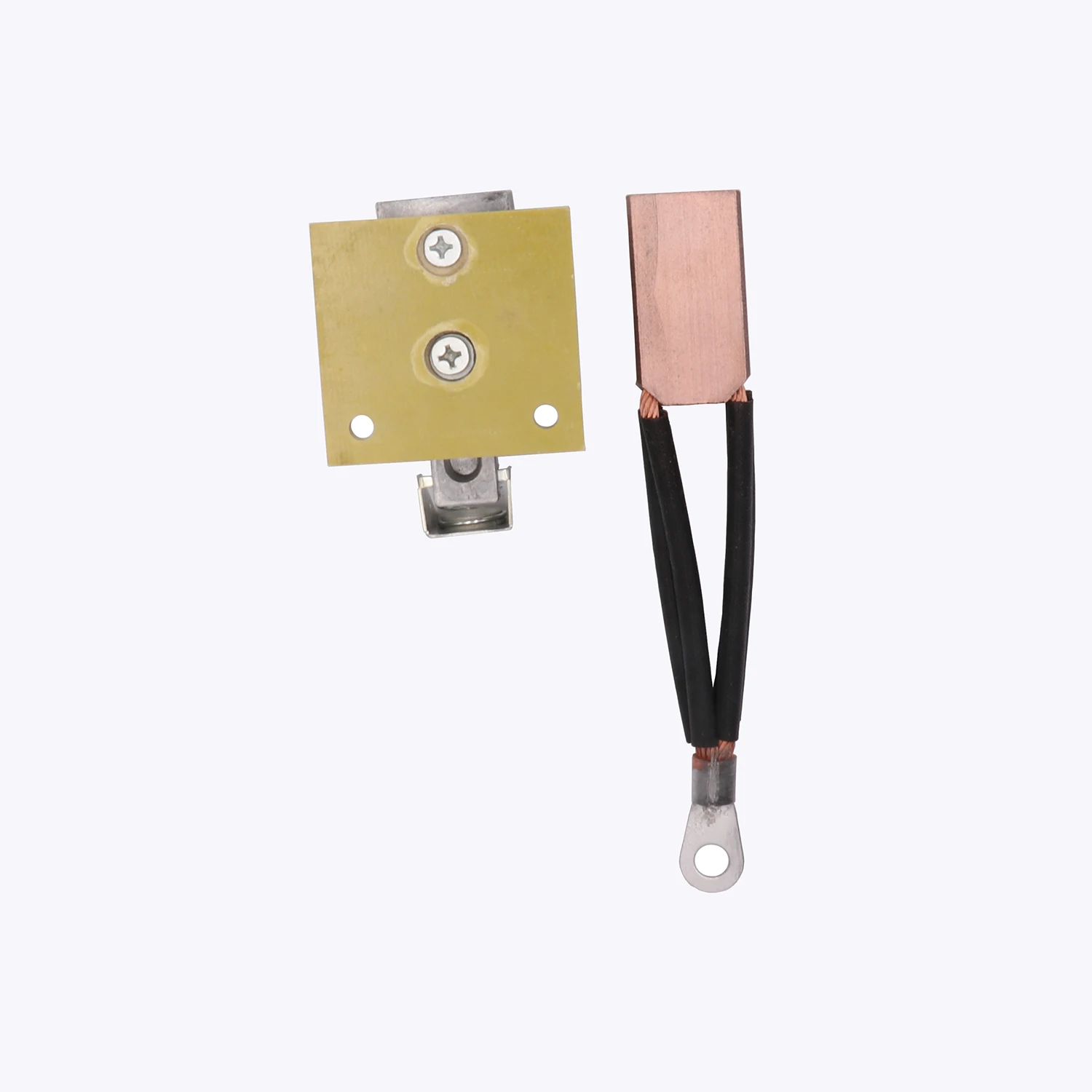 JINSLU Spazzola di Carbone Distanza del Foro 50mm Posizionatore di Saldatura Automatico Giradischi Cavo di Filo di Terra in Ottone e Rame per Saldatore di Tubo