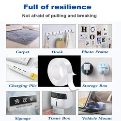 Ultra-strong Double Sided Adhesive Monster Tape Home Appliance Waterproof Wall Stickers Home Improvement Resistant Tapes