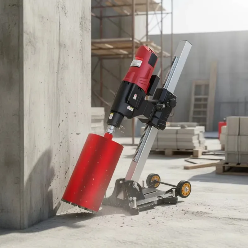 Electric Handheld Concrete Coring Rig for Sample Extraction