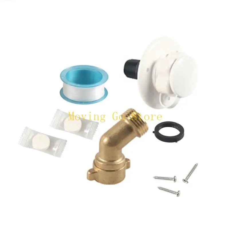 

B5XD RVS City Water Went с контрольными клапанами фланцевые шланги ConnectorConnection заполнение заливки