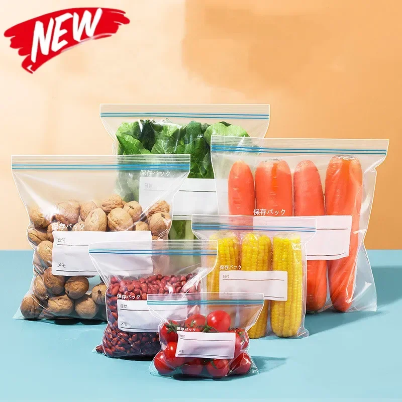 Food-grade Fresh-keeping Bag Self-sealing Thickened Household Storage Freezer Special Sub-packaging Sealed Fresh-keeping Bag