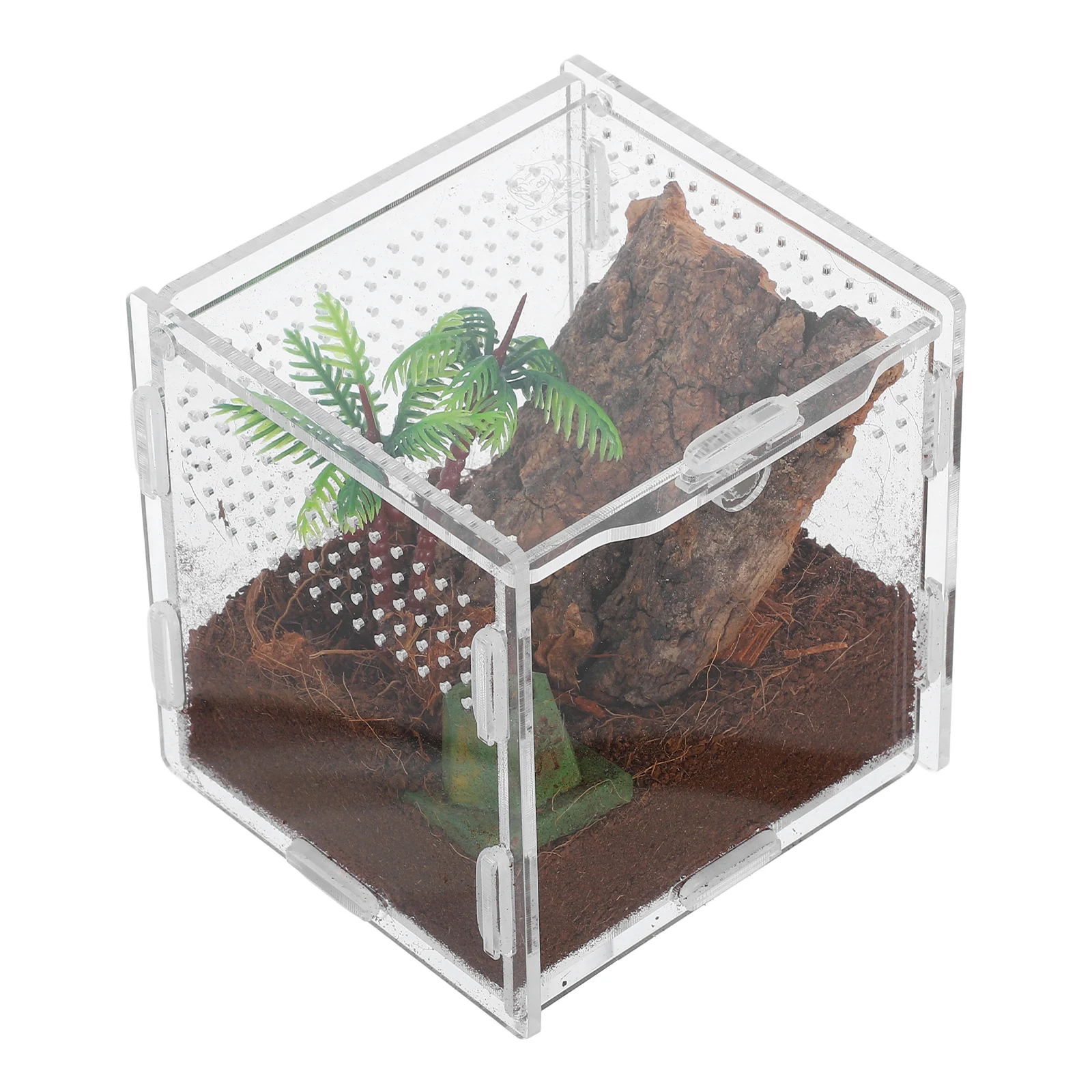 

Pet Spider Box Small Terrarium Escapeproof Cage Gecko Tank Chameleon Cage Tarantula Accessories Frog Habitat Snake Enclosure