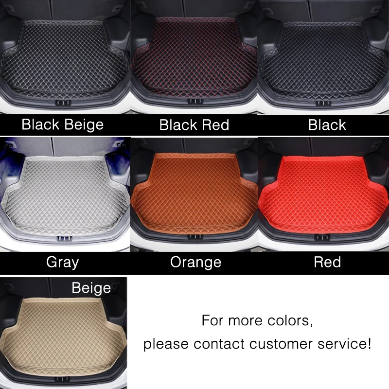 Custom Car Trunk Mat For Mercedes-Benz W213 A B C E Class CLA GLC GLA GLE GLB GLK EQA EQS EQE EQC Accessories Cargo Liner #6