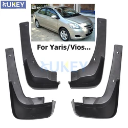 For Toyota Yaris Sedan Vios Limo Belta Mud Flaps 2007-2013 Mudflaps Splash Guards Mud Flap Mudguards Fender 2008 2009 2010 2011