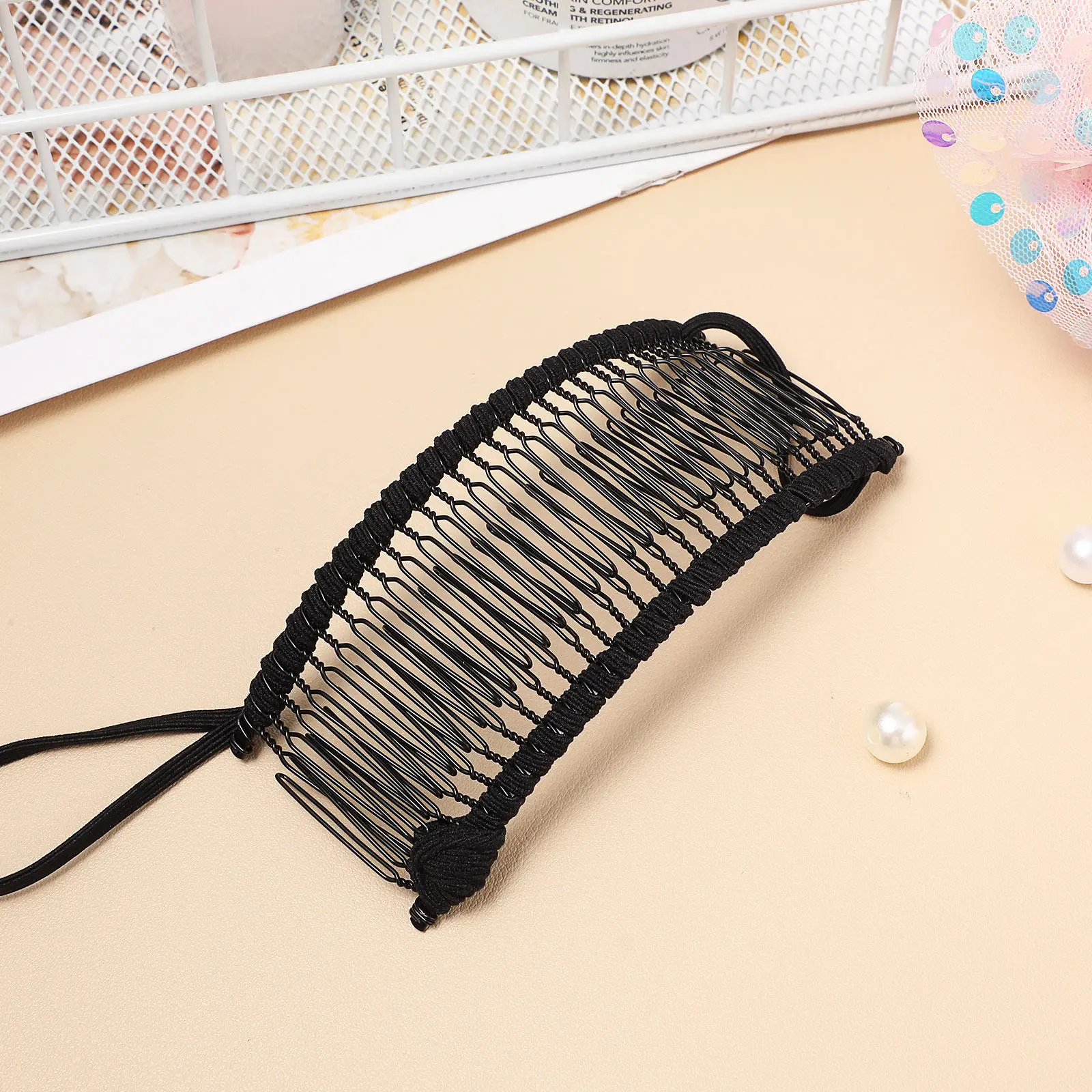 

30 Tooth Banana Hair Clip Side Comb for Thick Curly Hair Women Headdress Non Slip Secure Hold Style Women Headdress