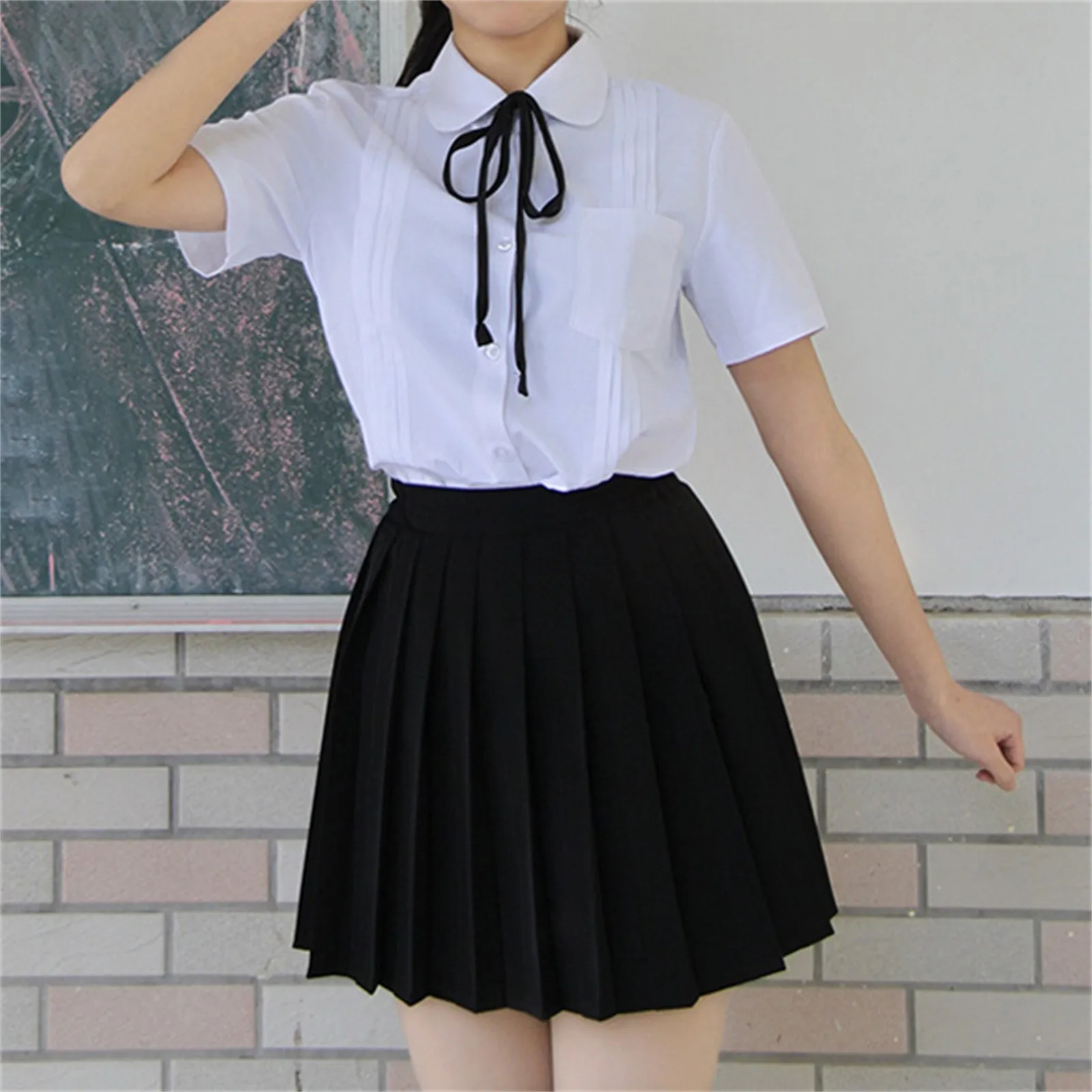 Women Skirt Fashion Skirt School Solid Pleated Skirt Academic Style Skirt Sexy Temperament School Faldas Japanese Luxury Skirts