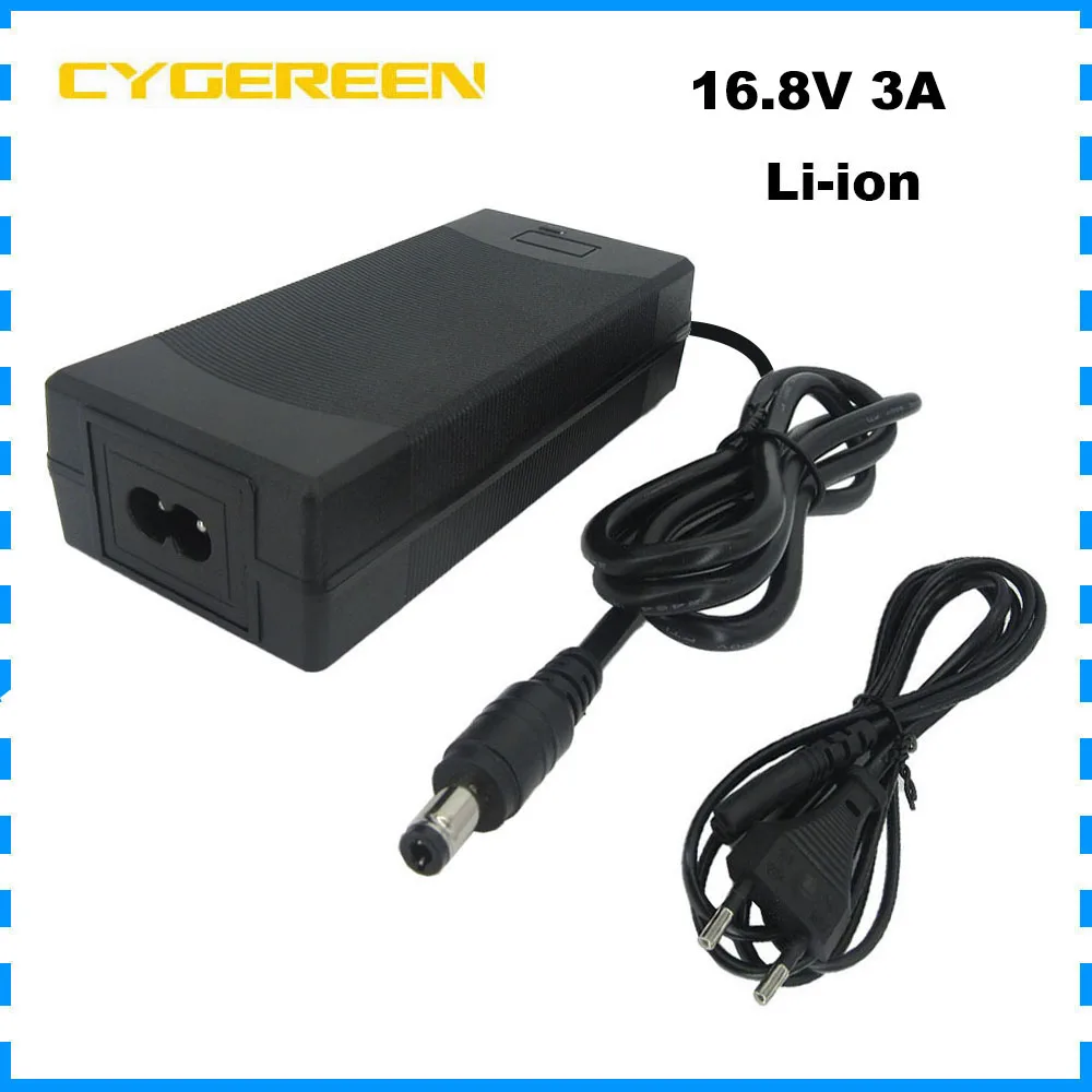 16.8V 3A Electric Tools Li ion Charger For 4S 14.4V 14.8V 18650 10AH 15AH 20AH Electric drill Lithium Battery Smart Charger DC