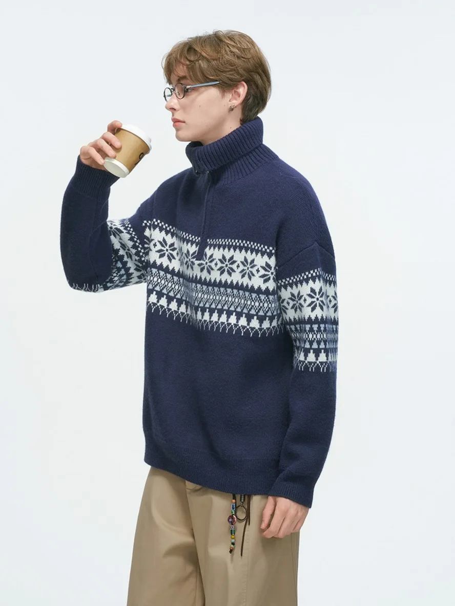 

Пуловеры с меховым воротником в стиле Old Money для мужчин, с абстрактным дизайном в стиле химической лаборатории, современный научный цифровой принт, стандартный крой, весна-лето