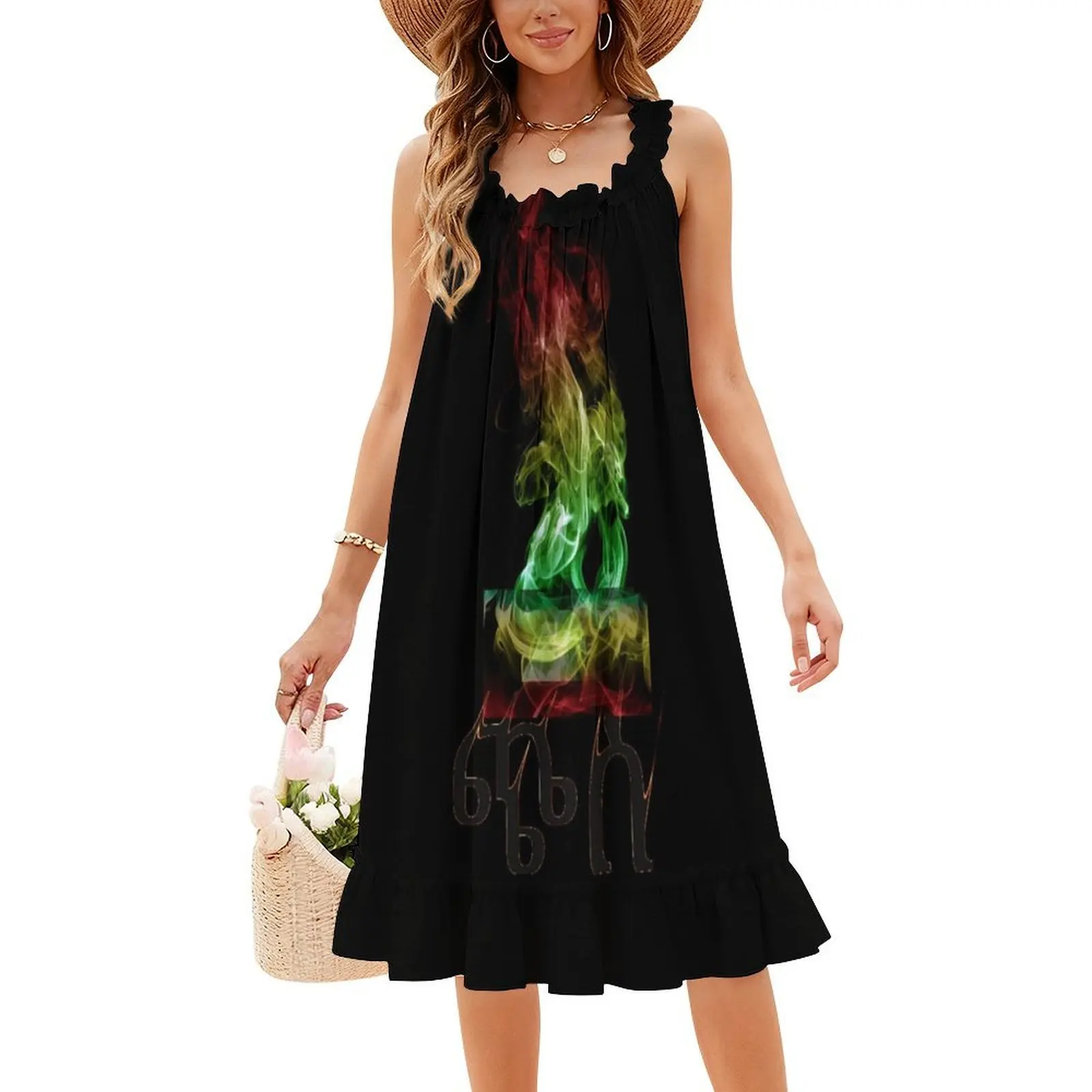 فستان إثيوبي بوهو شيك أنيق أنيق لحفلات الزفاف على الشاطئ ملابس نسائية إثيوبية Habesga Habesha #4