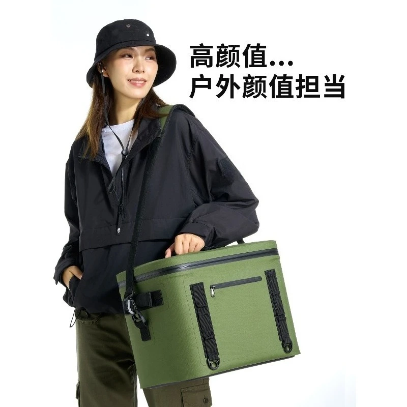Insulation box camping portable car refrigerated takeaway box