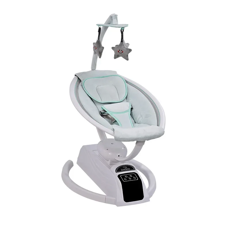 Newborn Electric Rocking Chair  Children's Comfort Chair Baby Sleeping Recliner Multifunctional Rocking Bed Baby Rest Chair view 4