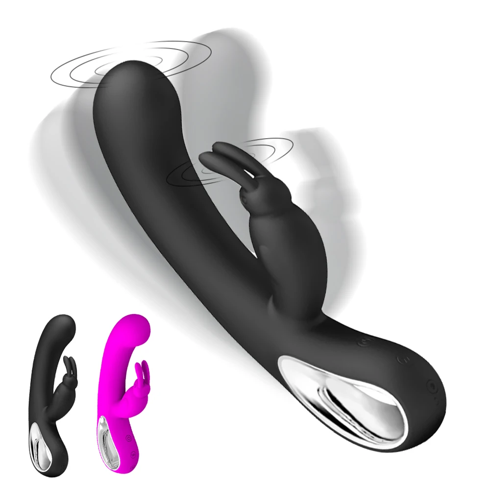 Rabbit Dildo Vibrator 12 Speeds Sex Toy for woman Clitoris Stimulator Adult Products Female Masturbation