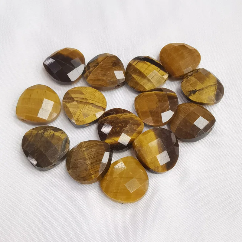 

Fashion Natural tiger eye Water Drop Shape Stone Beads 10pcs good quailty for earrings Jewelry Making Necklace Accessories