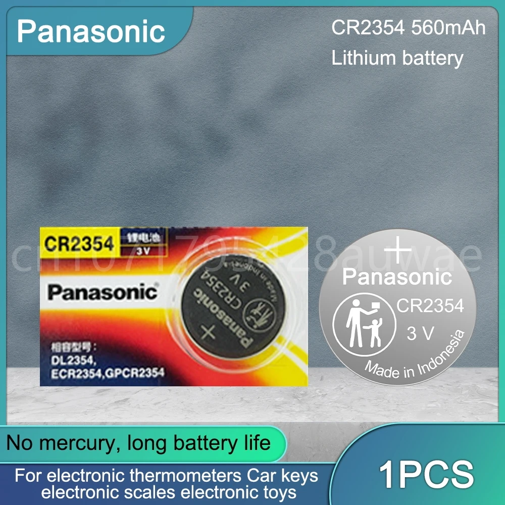 

Panasonic CR2354 Button Battery 3V Lithium Battery for Instruments Remote Control Rice Cooker Bread Machine Tesla Car Key