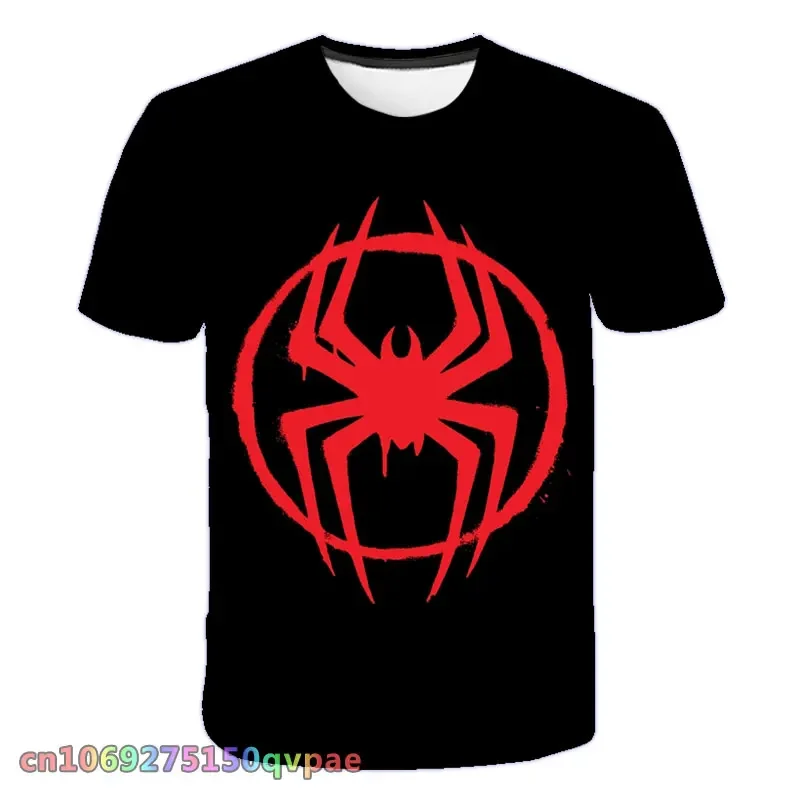 Marvel Popular Movies Spider-Man Hulk Captain America T-shirt Children's Clothing Line Superhero Bat Boy T-shirt Men's T-shirt