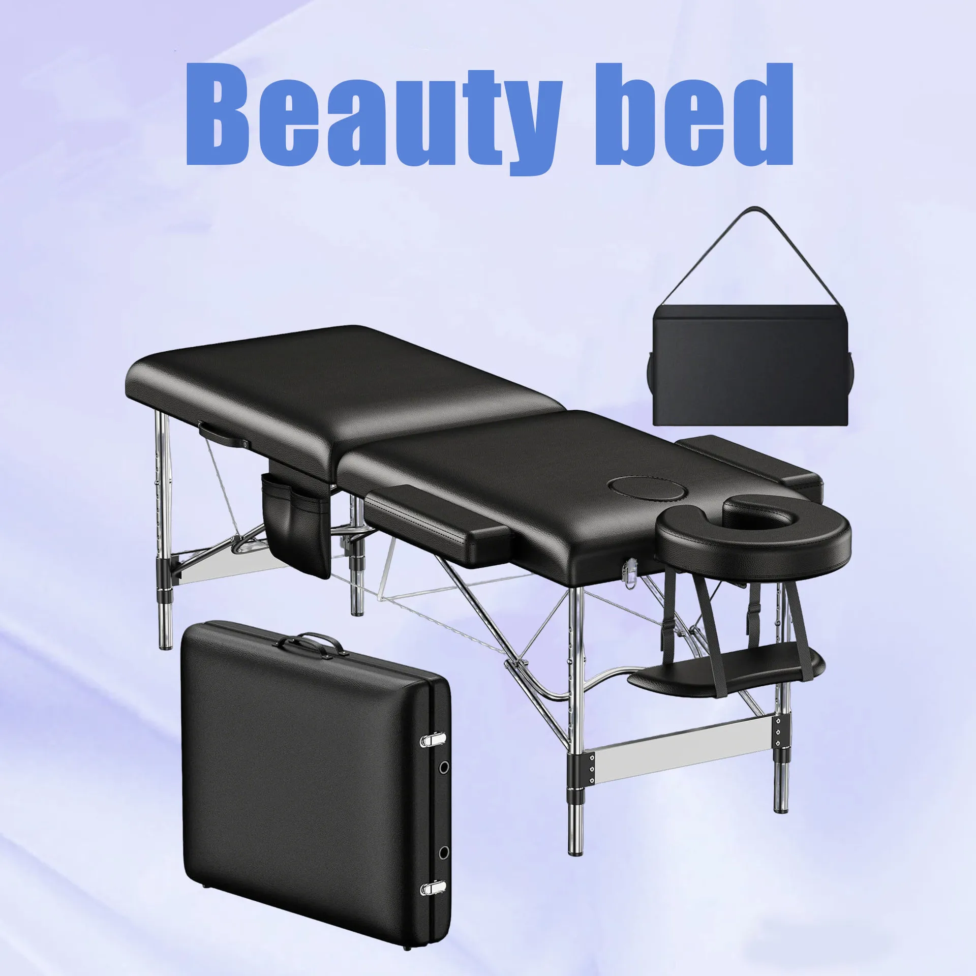 

foldable beauty Massage bed Special foldable bed for beauty salons Convenient high-end beauty Wholesale
