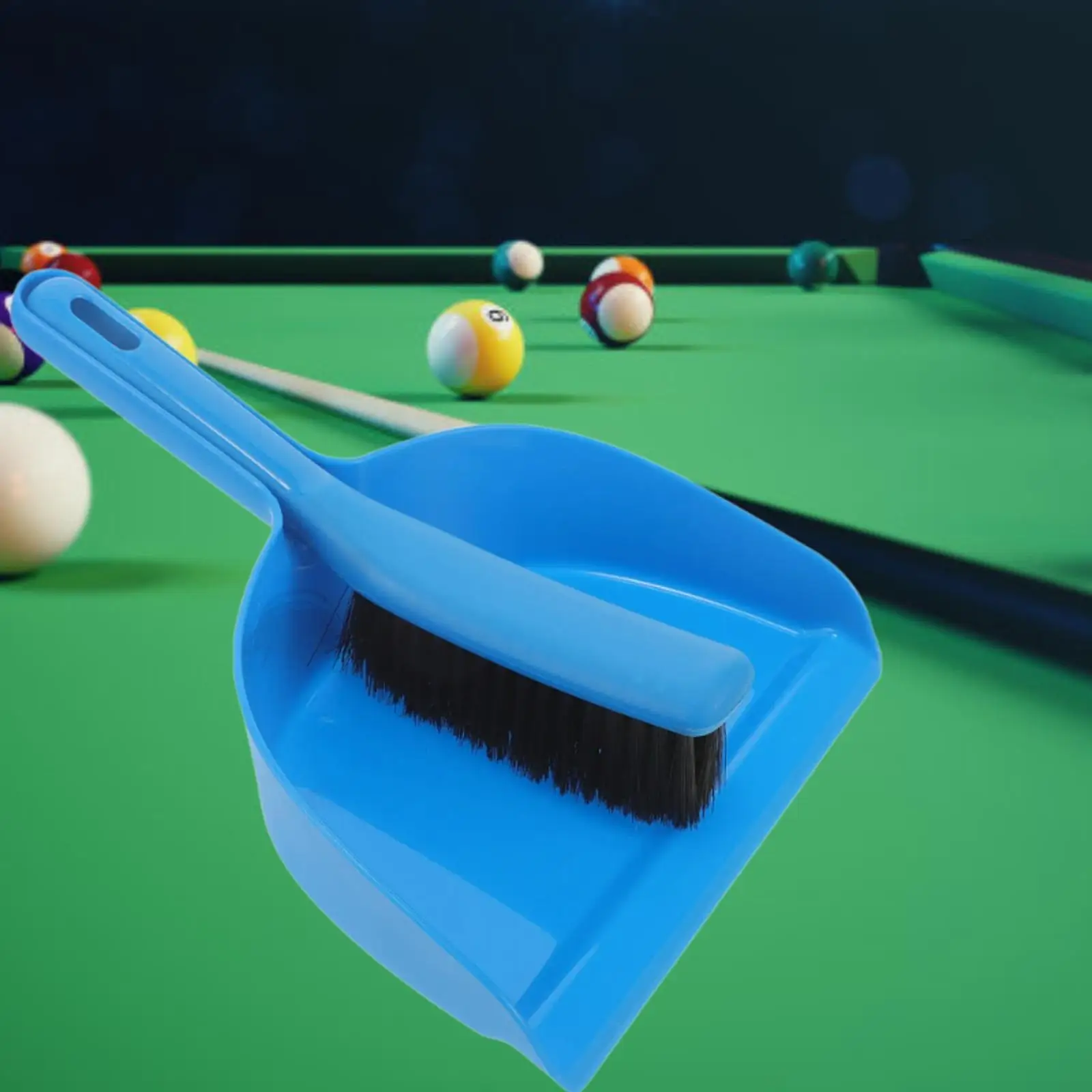 Pool Table Brush Dustpan and Brush Set Professional Snooker Table Brush Pool Table Cloth Cleaner for Billiard Club Supply