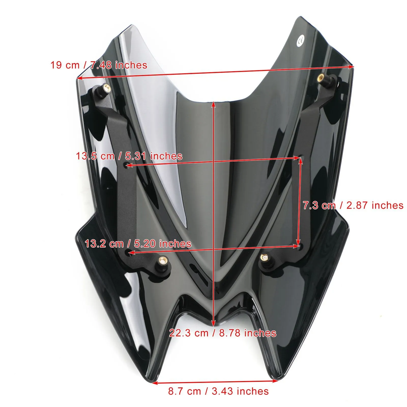 Windshield Windscreen Wind Shield Protector for KAWASAKI Z900 Z650 2020 2021 2022 Black