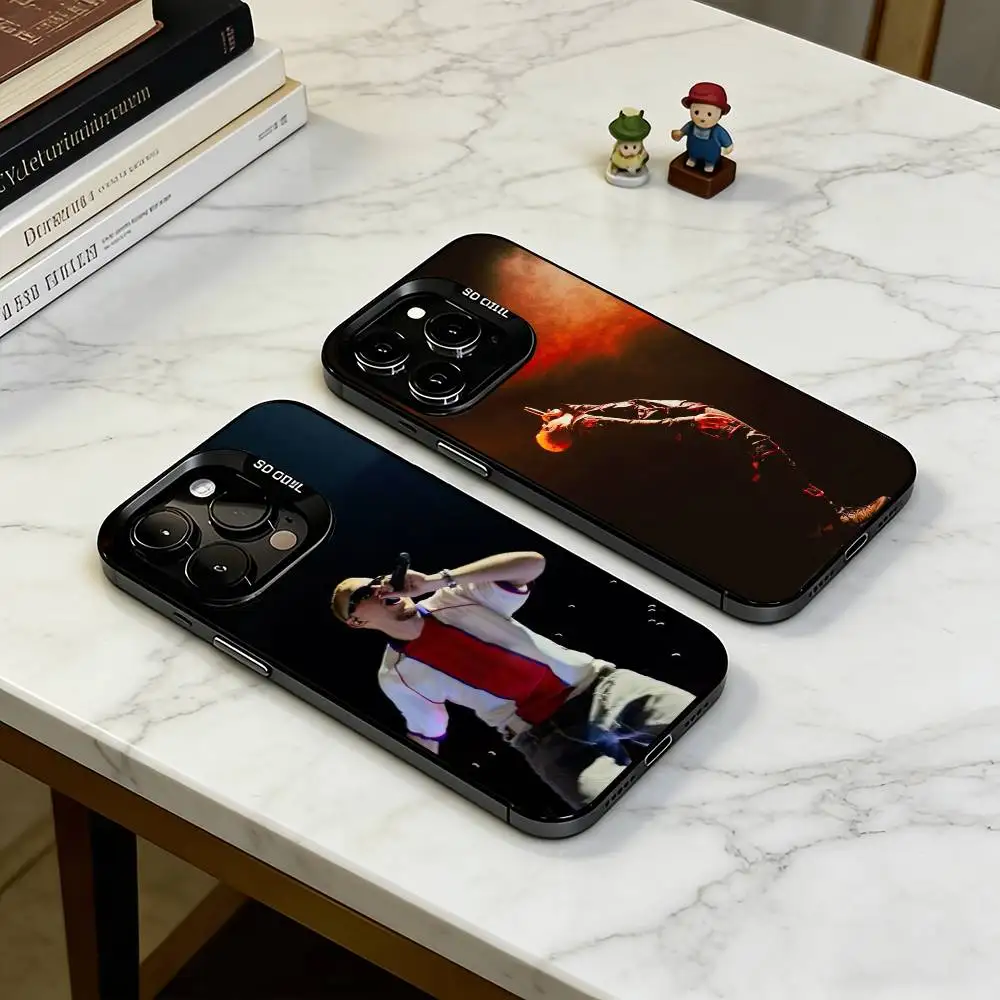 

P-PLK Polak Hip Hop Artist Phone Case For iPhone 17,16,15,14,13,12,11 Plus,Pro Max,XS,Colored Silver Plated Inside Cover