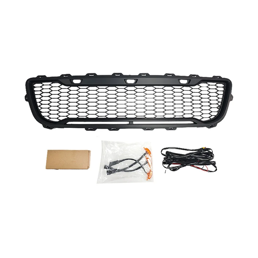 Racing Grills For Ford F150 1999-2003 Raptor-style Grille Abs Material Replacement Installation Matte Black Front Bumper Mesh