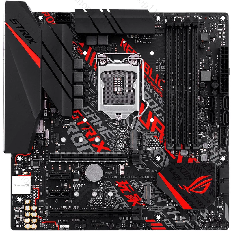 

Игровая материнская плата для ASUS ROG Strix B360-G поддерживает 64 ГБ DDR4 1151PIN DVI + HDMI