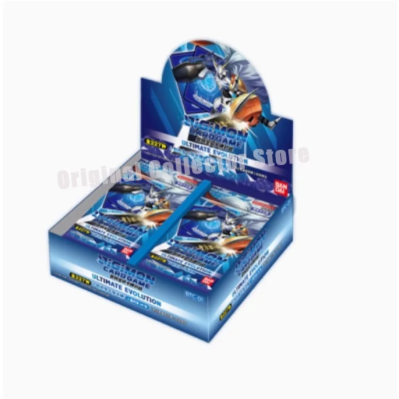 Cartões originais Bandai Digimon DTCG Jogo de negociação Monstro Digital Chinês Todas as séries BTC01-BTC13 Reabastecer Bolsa EXC01-EX09 Coletar