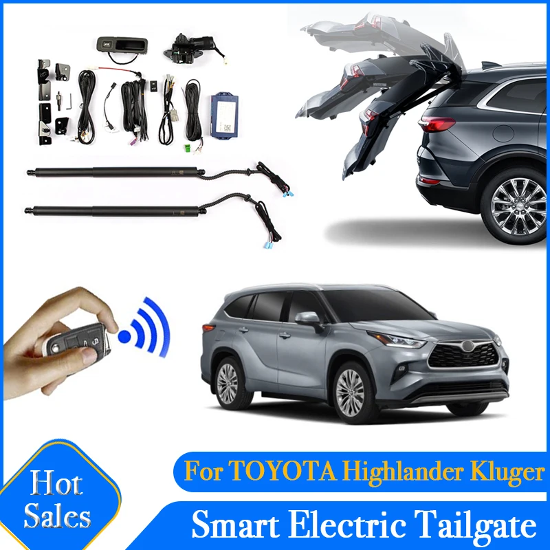 

Car Power Opening Electric Suction Tailgate Intelligent Tail Gate Lift Strut For TOYOTA Highlander Kluger XU70 GSU7 2019~2022