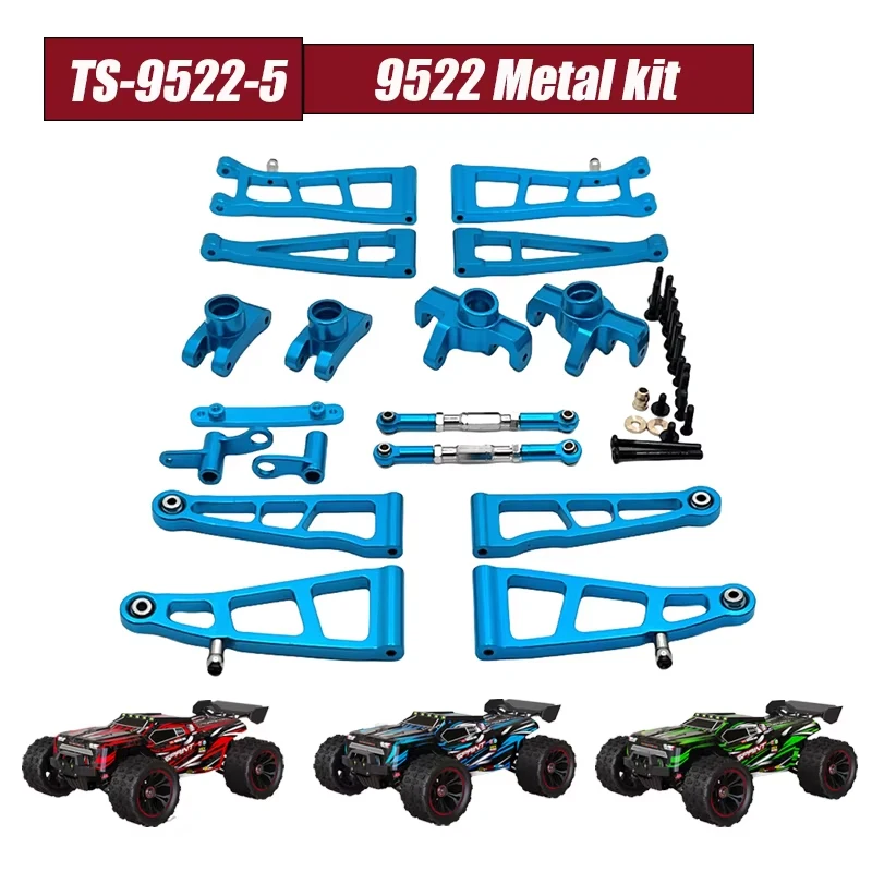 

TS-9522-5 PRO 9522 RC Cars Spare Parts Metal Upgrade Front and Back Steering Cup Swing Arm Steering Device Pull Rod