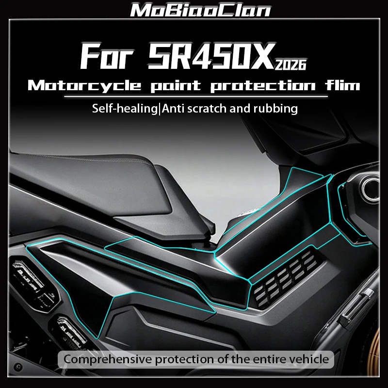 For VOGE SR450X 2026 Invisible Car Cover Film Transparent Protective Stickers On Both Sides Of The Pedals Modified Accessories