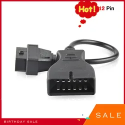 For Gm 12pin Obd 2 Obd2 Connector Gm12 Car Diagnostic Cable For Gm Vehicles Obd Cable Adapter To 16pin Obd2 Adapter For Daewoo