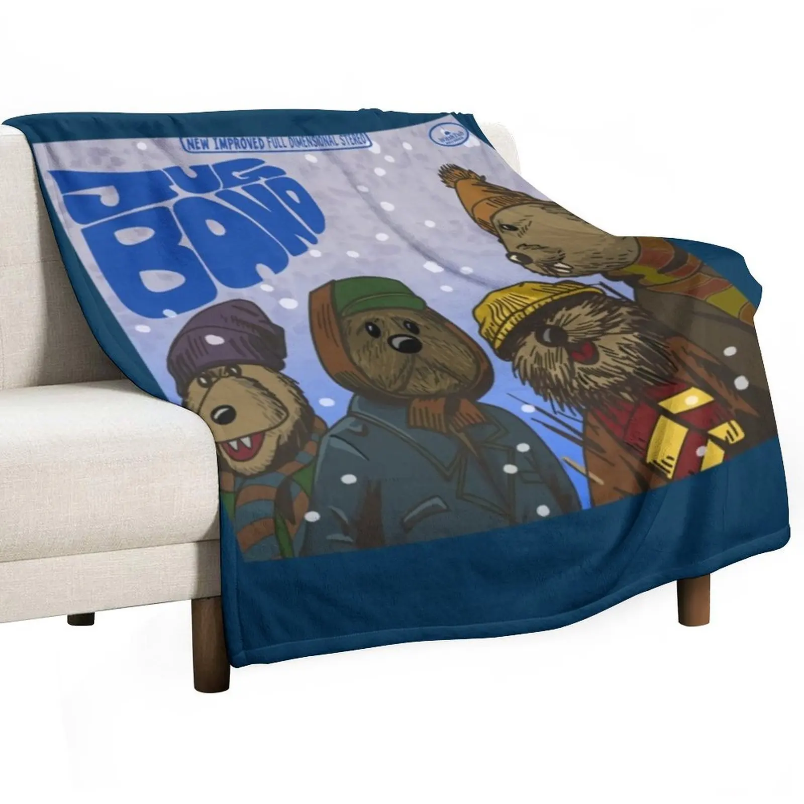 

Emmet Otters Jug Band Christmas 1 Throw Blanket Vintage Thermal Sofas Blankets