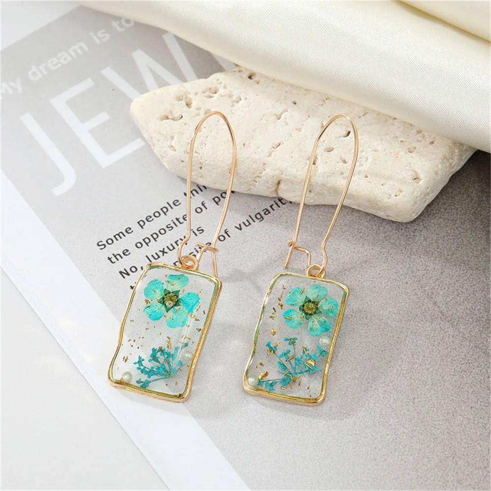 1~10PAIRS Earrings Easy To Put On And Off Flowers Vintage Earrings Popular Accessories Colored Earrings Safety Health