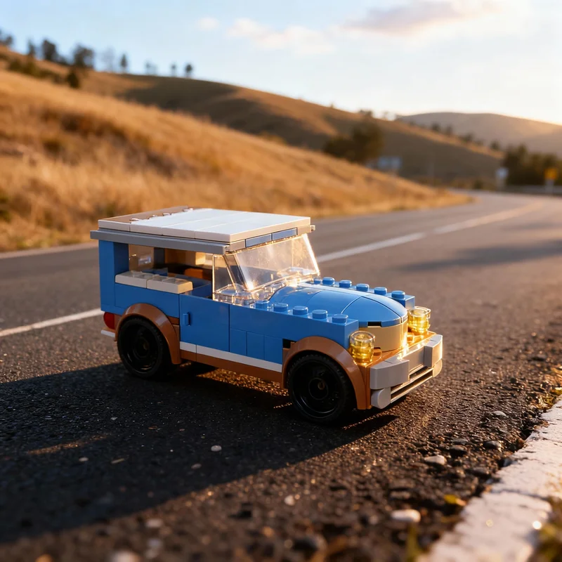 185 stks MOC Stad Tiny House Cool Car Model Bouwstenen Bouw Assembleren Kerstcadeaus Speelgoed DIY Onderwijs Creatief Idee