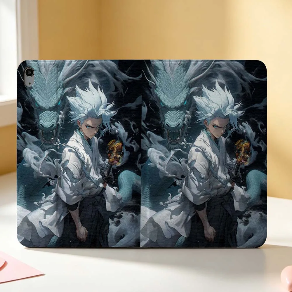 Чехол для планшетов Apple iPad Pro Mini A16 A17 A14 4 5 6 7 6-го 12-го поколения 9.7 12.9 11 13 M4 дюймов с отсеком для стилуса, дизайн «Хицугая Тоширо»