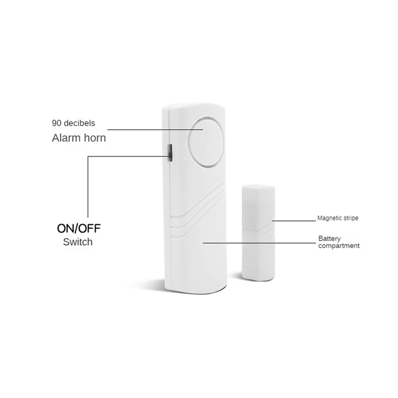 Electronic Alarm Window Alarm Sensor Anti-Burglary Window Security Alarm Security Door Alarm