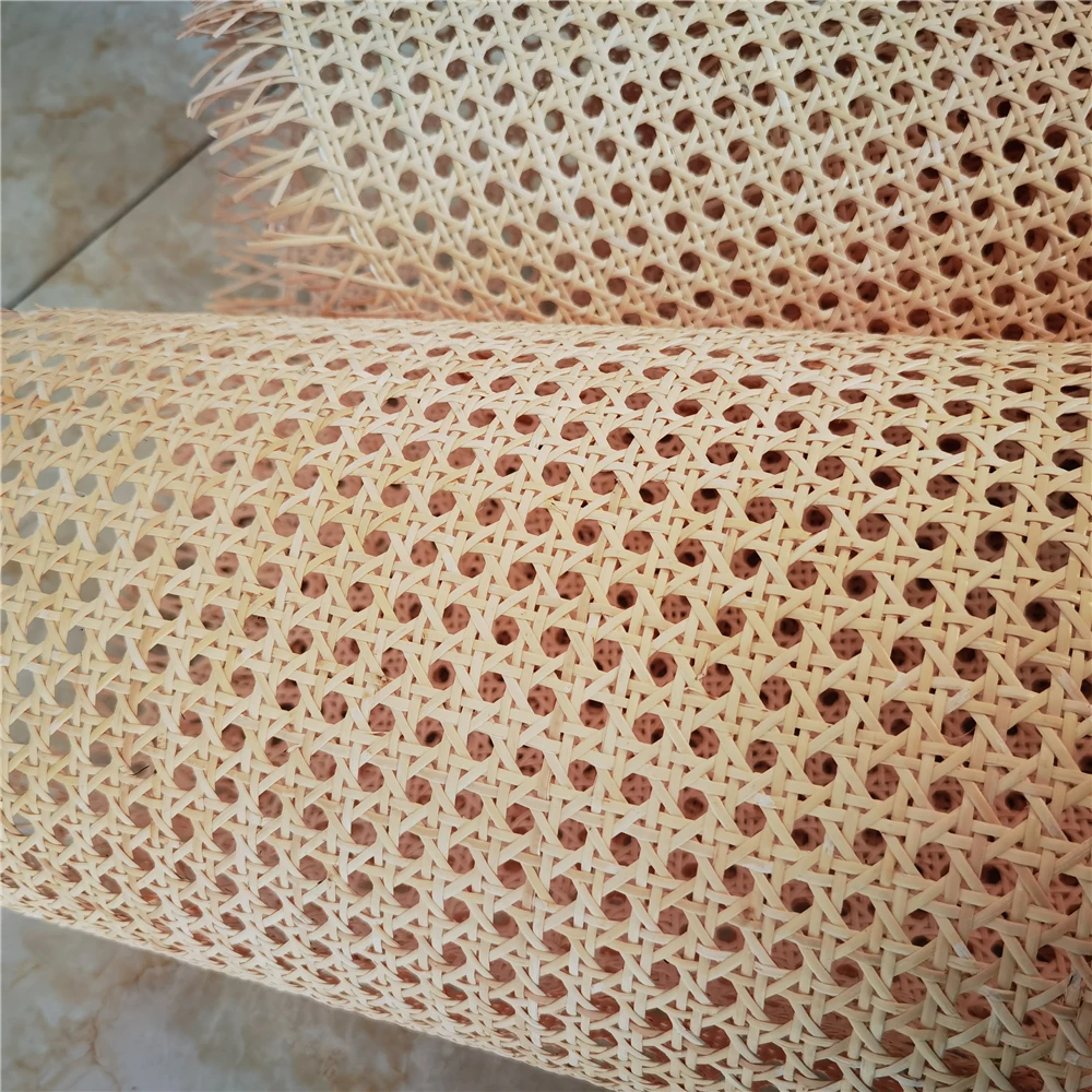 20-70CM Long 40-55CM Wide Natural Cane Webbing Real Indonesia Rattan Roll Wall Decor Furniture Repair Material