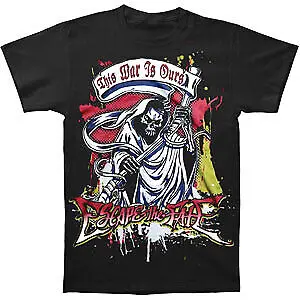 Men'S Escape The Fate Chrome Reaper T Shirt X Large Black