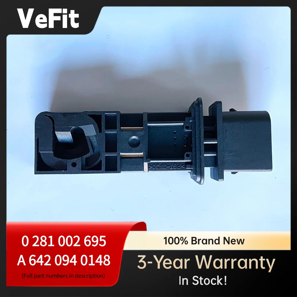 

Датчик массового расхода воздуха MAF Meter 0281002695 A6420940148, подходит для Mercedes-Benz W204 E320 E350 GL320 ML350 R350 Diesel OM642