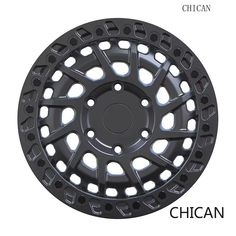 

【2026】CHICAN Beadlock Forged Wheels 15-22 Inch Negative Offset 40mm Gray Aluminum Offroad Rims